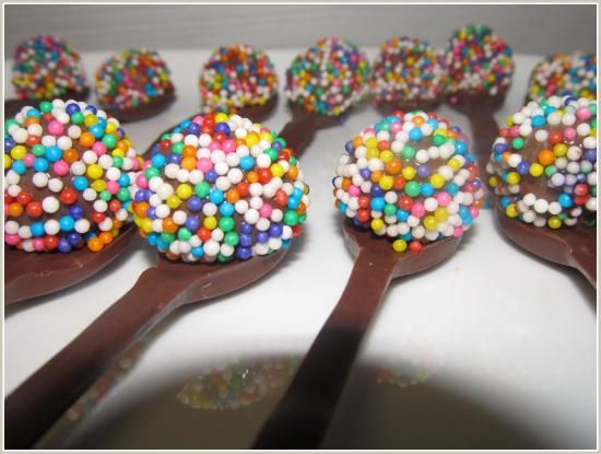 Colheres de Chocolate c/ doce